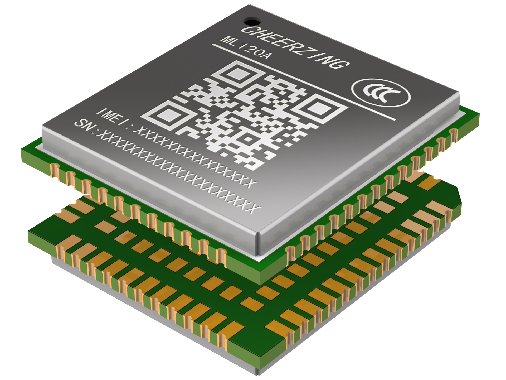 ML120A 小型化 LTE Cat.1/LCC+LGA/多种通信协议/丰富的扩展接口